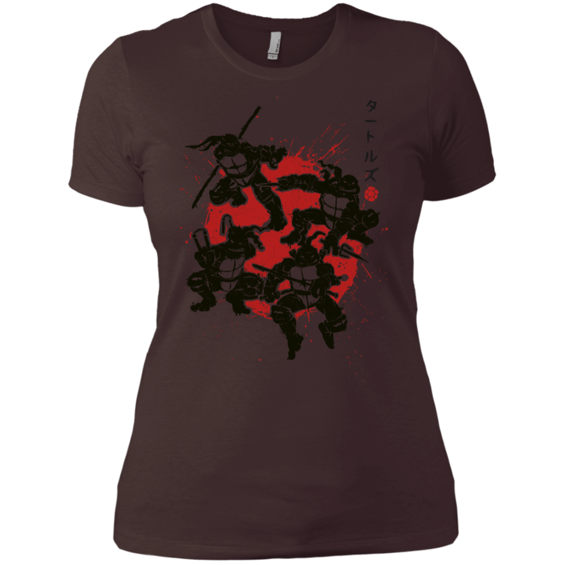 T-Shirts Dark Chocolate / X-Small TMNT - Mutant Warriors Women's Premium T-Shirt