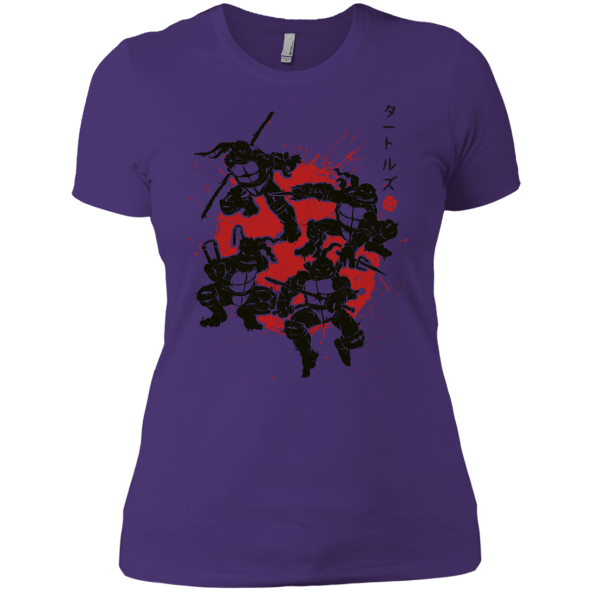 T-Shirts Purple Rush/ / X-Small TMNT - Mutant Warriors Women's Premium T-Shirt