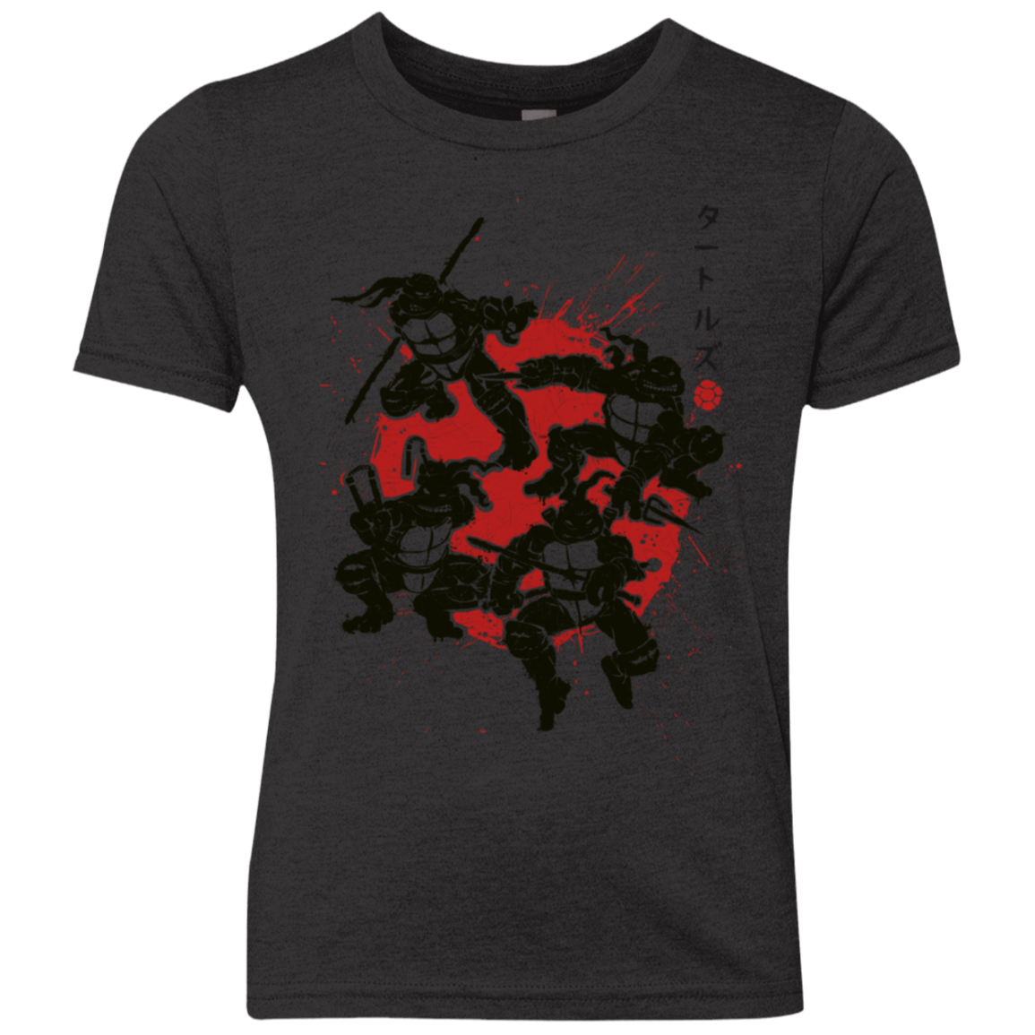 T-Shirts Vintage Black / YXS TMNT - Mutant Warriors Youth Triblend T-Shirt
