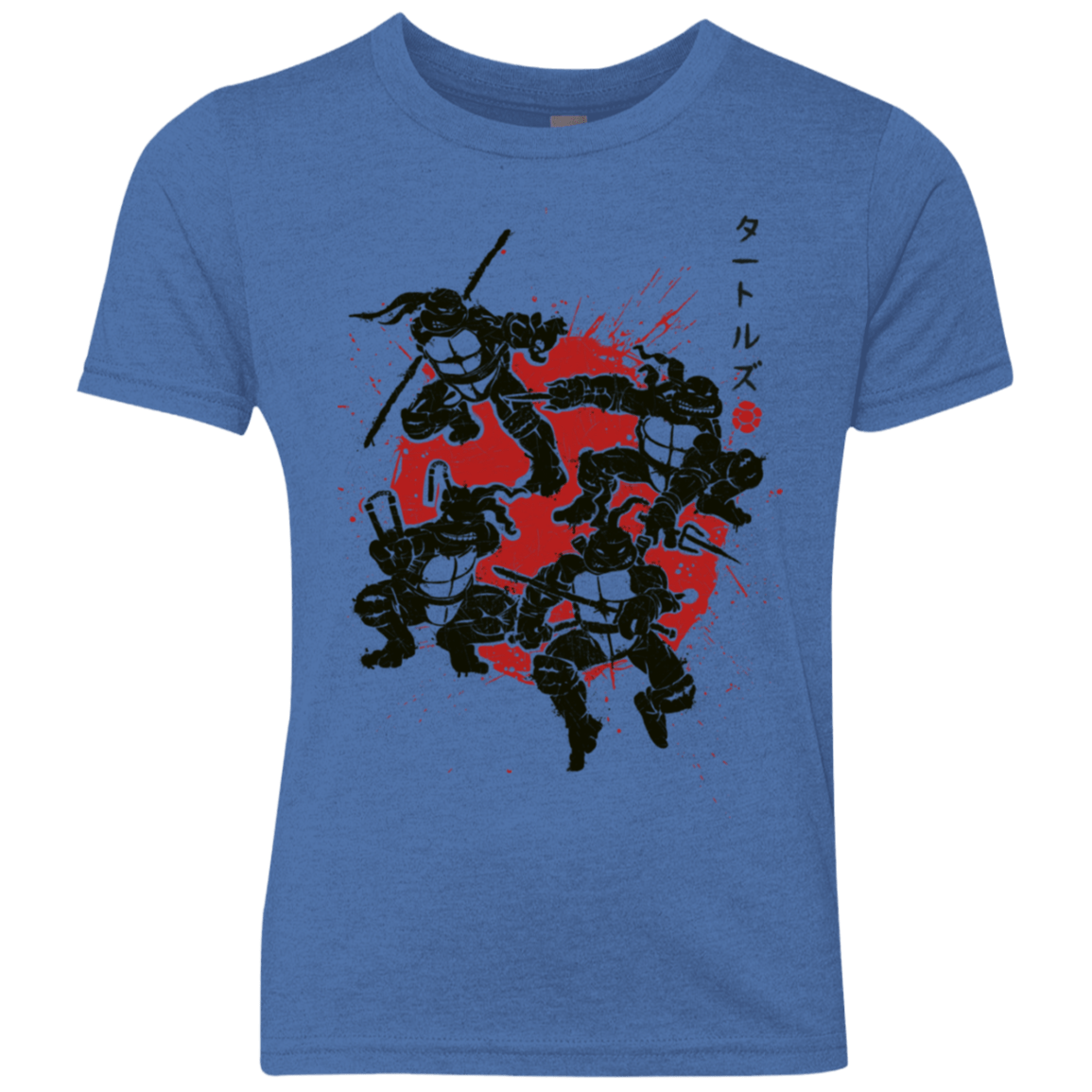 T-Shirts Vintage Royal / YXS TMNT - Mutant Warriors Youth Triblend T-Shirt