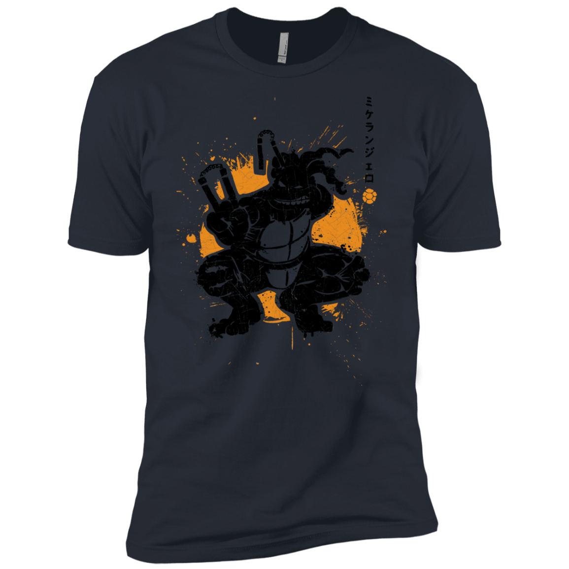 T-Shirts Indigo / X-Small TMNT - Nunchaku Warrior Men's Premium T-Shirt