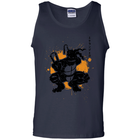 T-Shirts Navy / S TMNT - Nunchaku Warrior Men's Tank Top