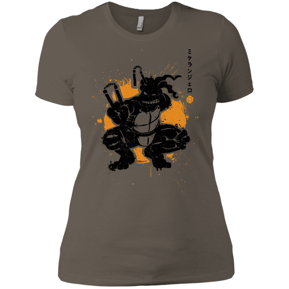 T-Shirts Warm Grey / X-Small TMNT - Nunchaku Warrior Women's Premium T-Shirt