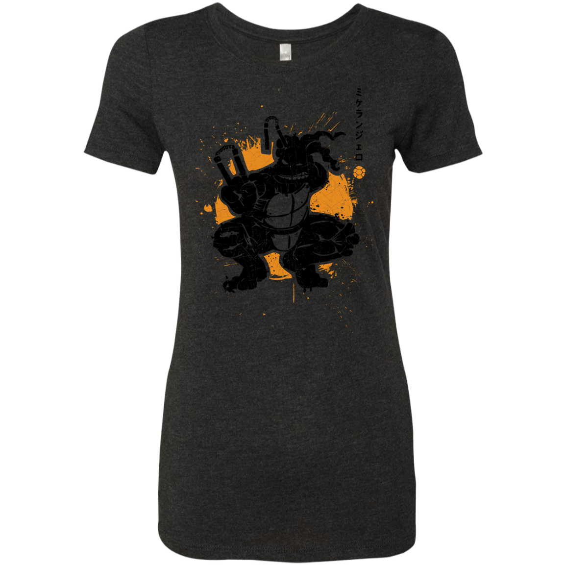 T-Shirts Vintage Black / S TMNT - Nunchaku Warrior Women's Triblend T-Shirt