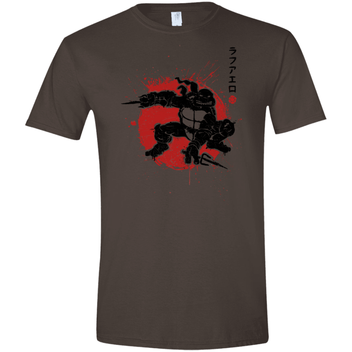 T-Shirts Dark Chocolate / S TMNT - Sai Warrior Men's Semi-Fitted Softstyle
