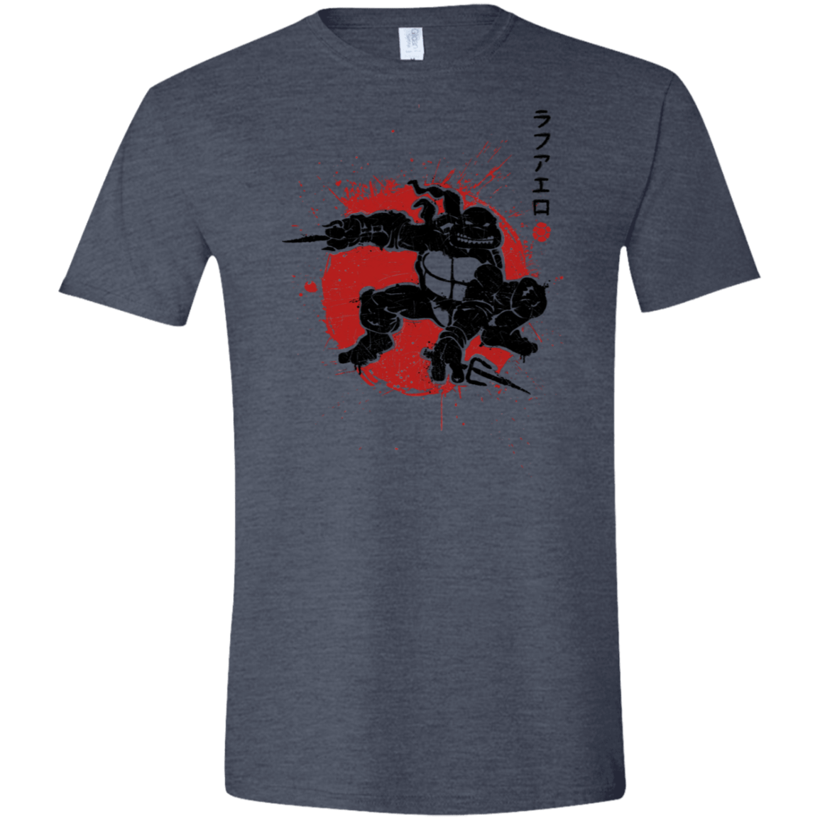 T-Shirts Heather Navy / S TMNT - Sai Warrior Men's Semi-Fitted Softstyle