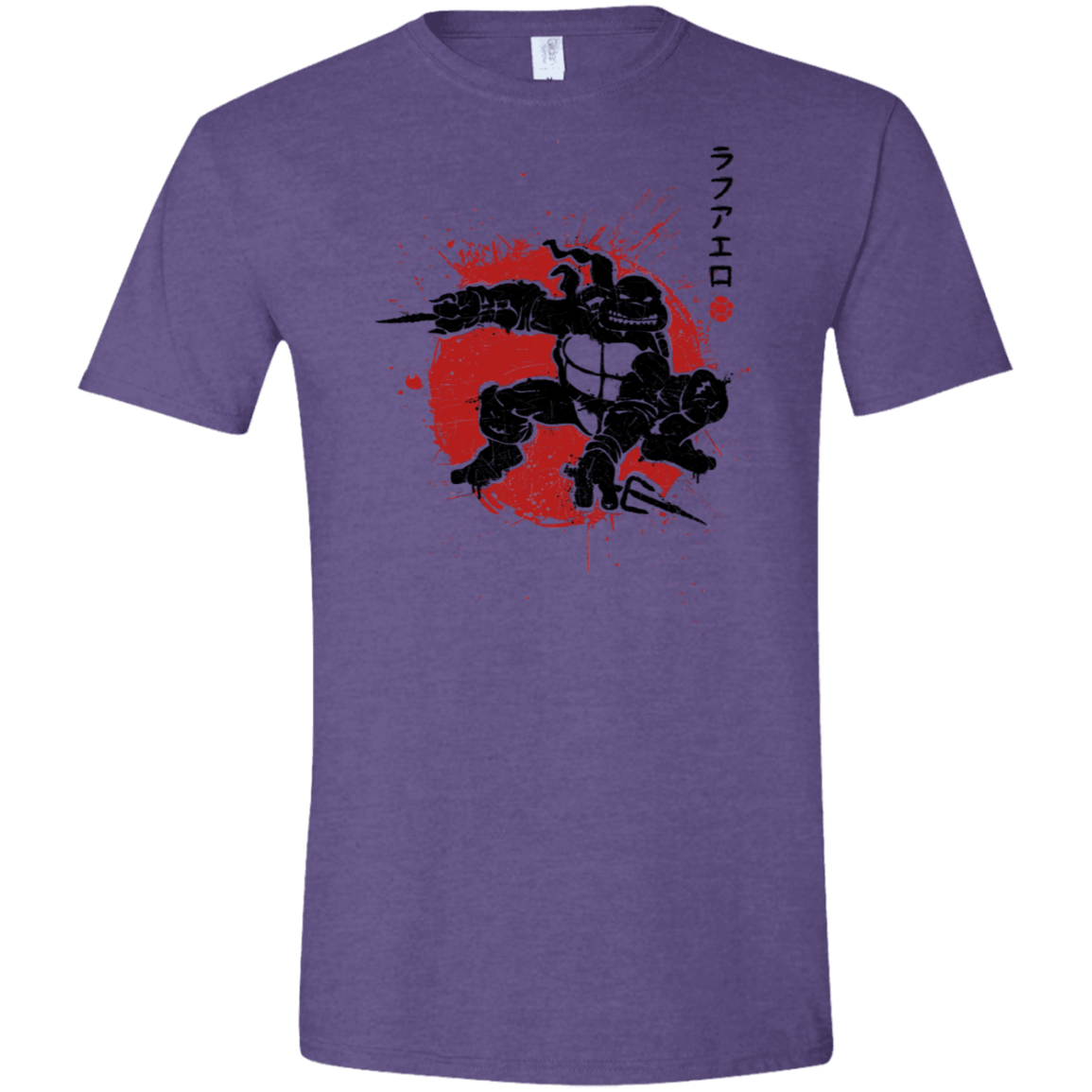 T-Shirts Heather Purple / S TMNT - Sai Warrior Men's Semi-Fitted Softstyle