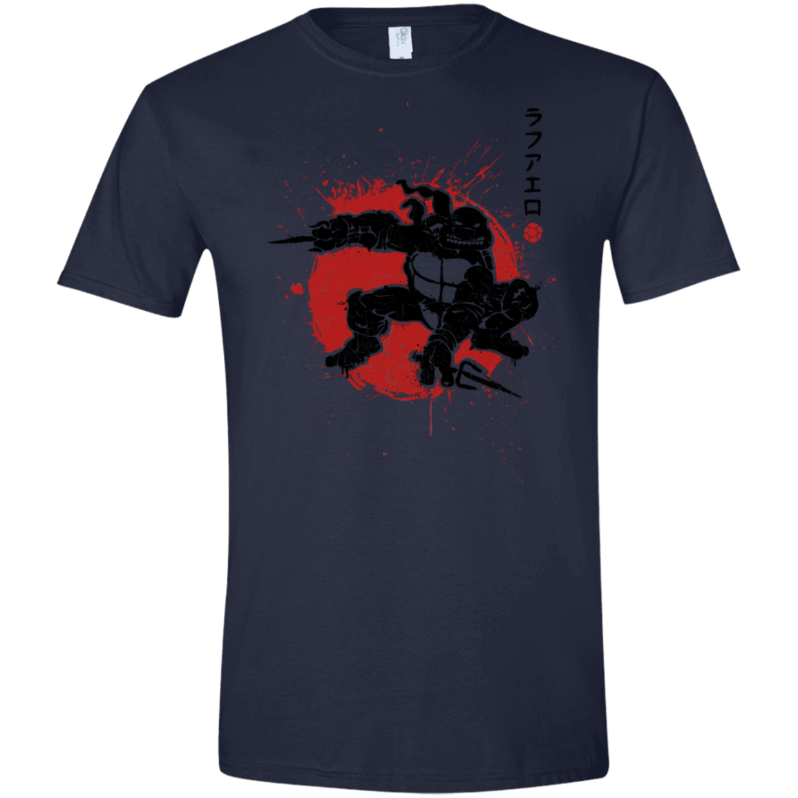 T-Shirts Navy / X-Small TMNT - Sai Warrior Men's Semi-Fitted Softstyle