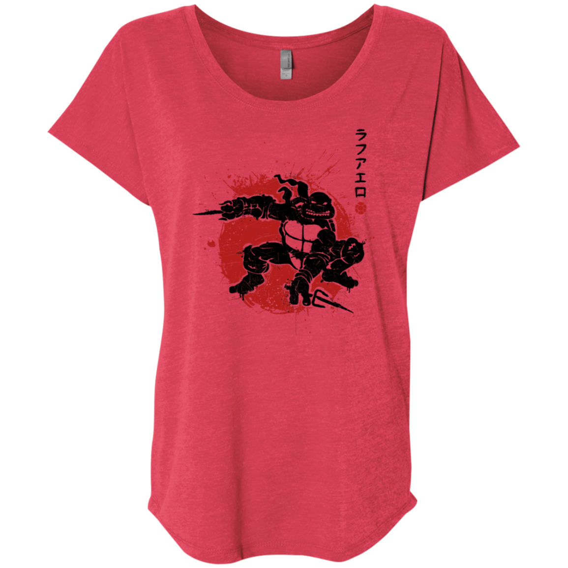 T-Shirts Vintage Red / X-Small TMNT - Sai Warrior Triblend Dolman Sleeve