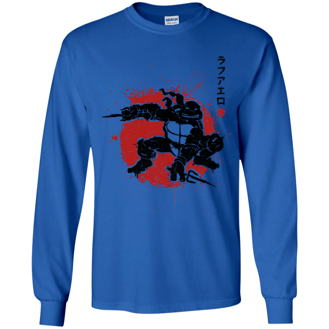 T-Shirts Royal / YS TMNT - Sai Warrior Youth Long Sleeve T-Shirt