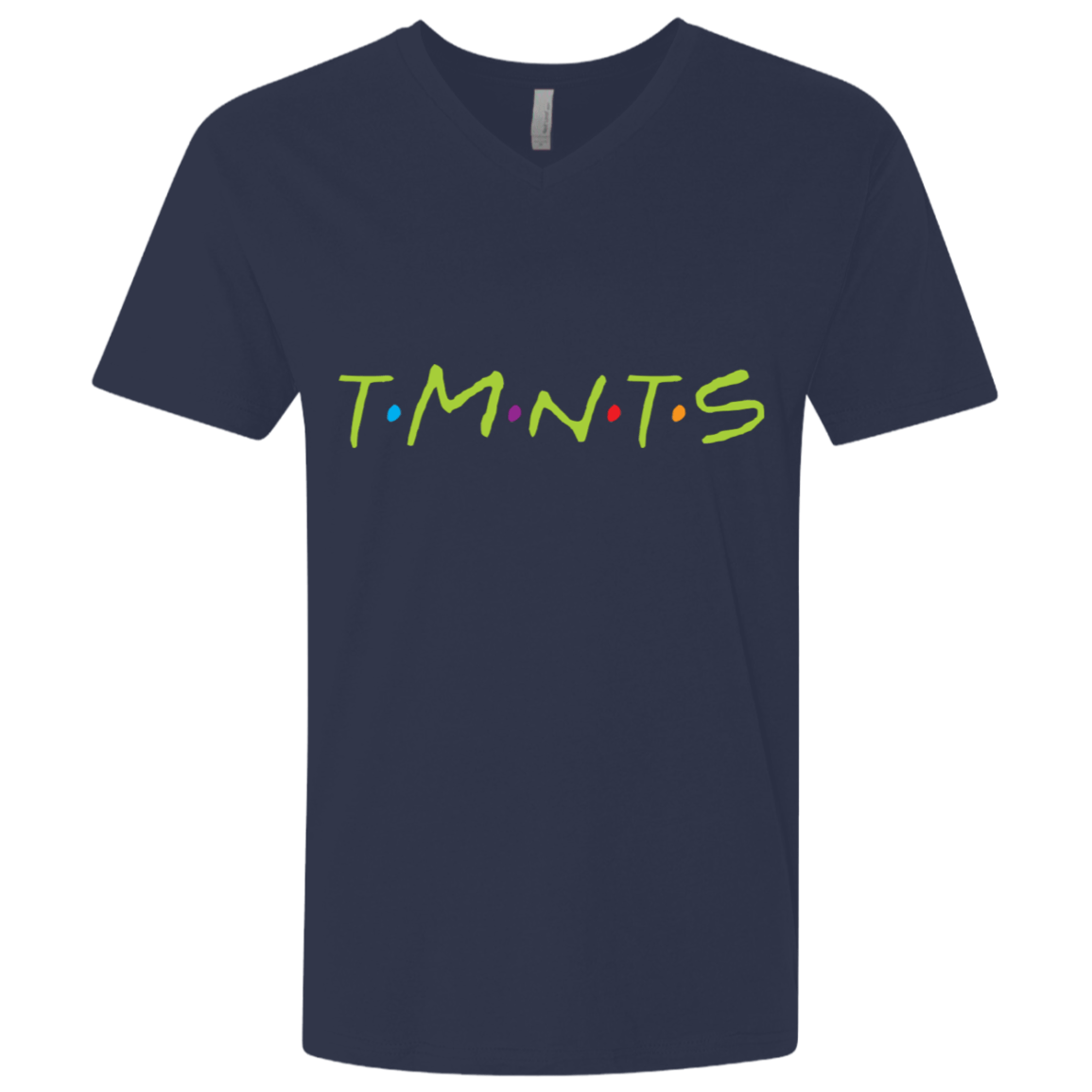 T-Shirts Midnight Navy / X-Small TMNTS Men's Premium V-Neck