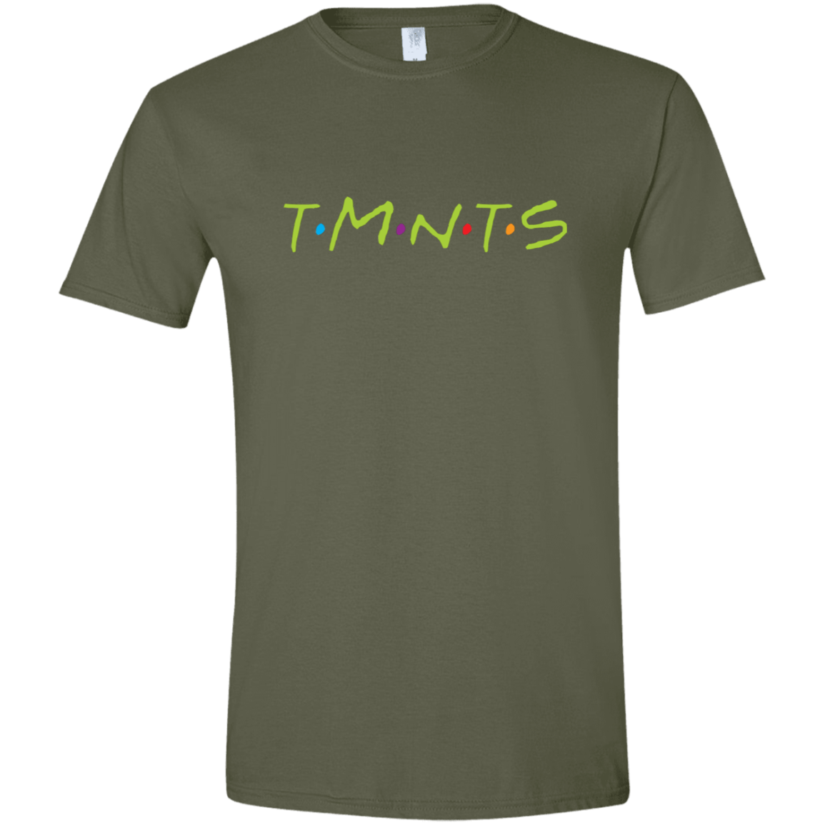 T-Shirts Military Green / S TMNTS Men's Semi-Fitted Softstyle
