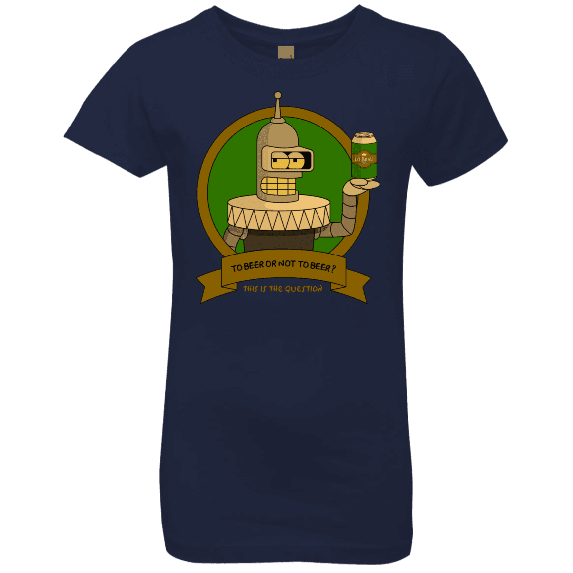 T-Shirts Midnight Navy / YXS To Beer or not to Beer Bender Edition Girls Premium T-Shirt