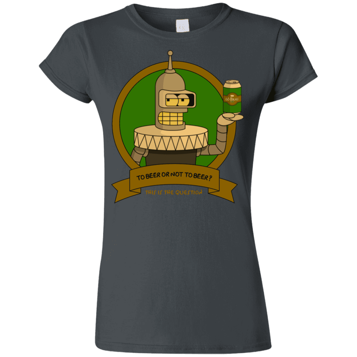 T-Shirts Charcoal / S To Beer or not to Beer Bender Edition Junior Slimmer-Fit T-Shirt