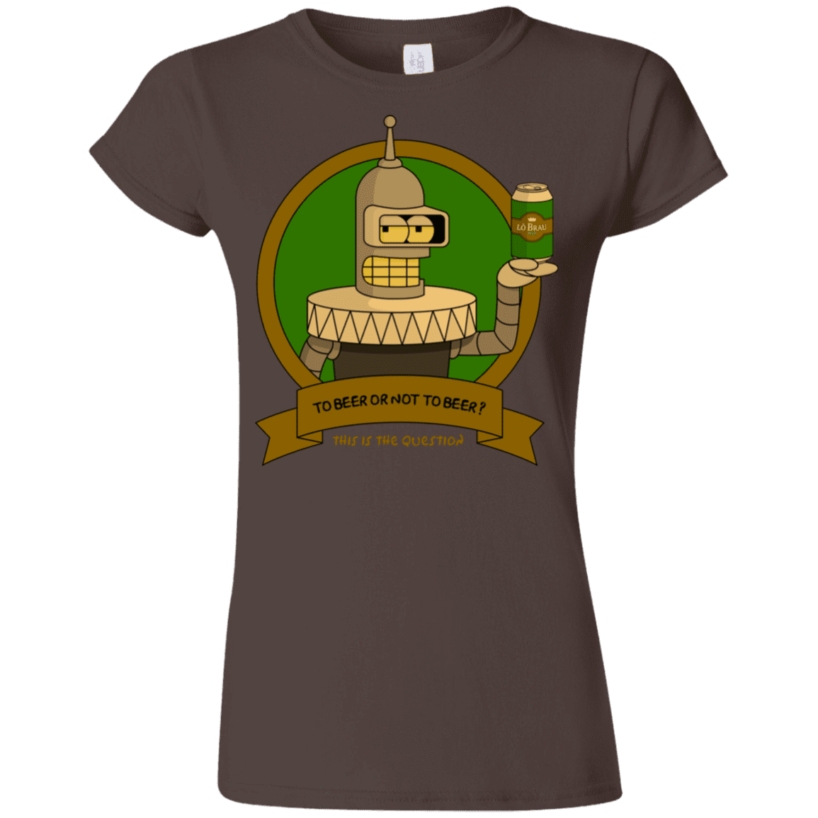 T-Shirts Dark Chocolate / S To Beer or not to Beer Bender Edition Junior Slimmer-Fit T-Shirt