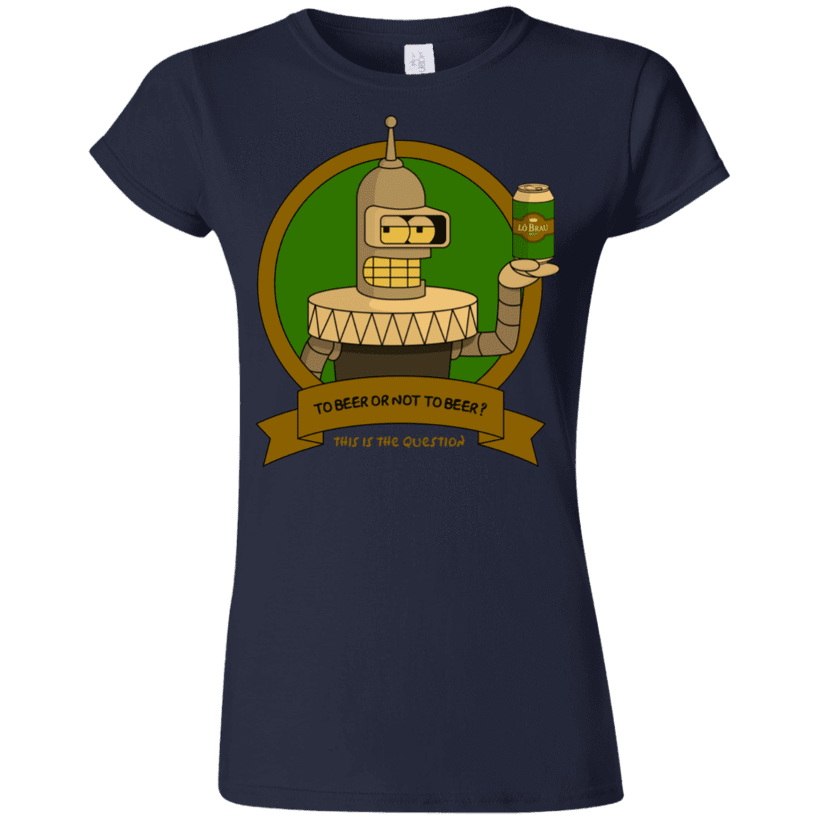 T-Shirts Navy / S To Beer or not to Beer Bender Edition Junior Slimmer-Fit T-Shirt