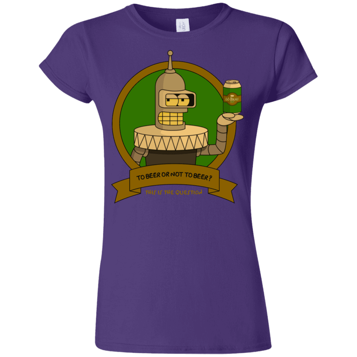 T-Shirts Purple / S To Beer or not to Beer Bender Edition Junior Slimmer-Fit T-Shirt