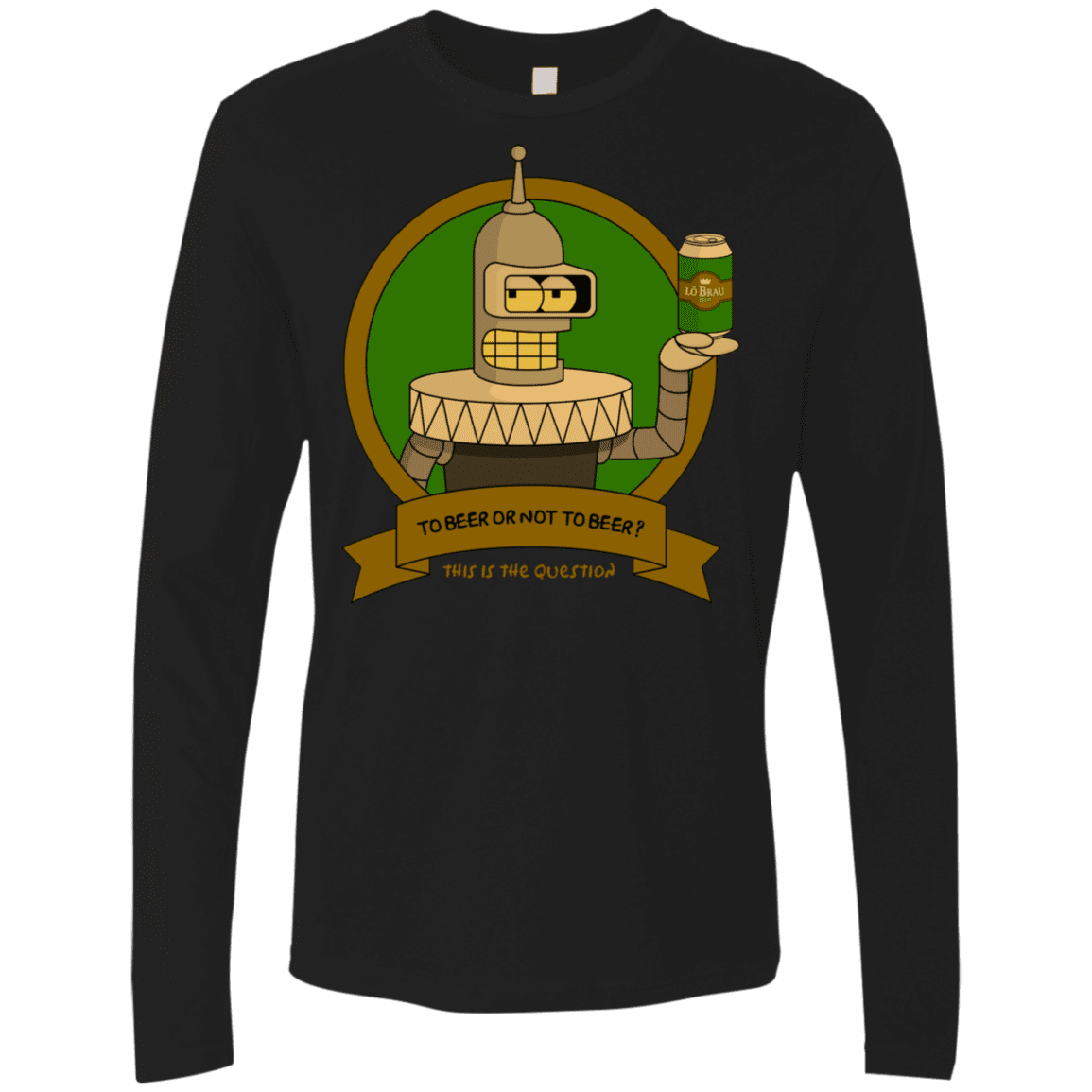 T-Shirts Black / S To Beer or not to Beer Bender Edition Men's Premium Long Sleeve