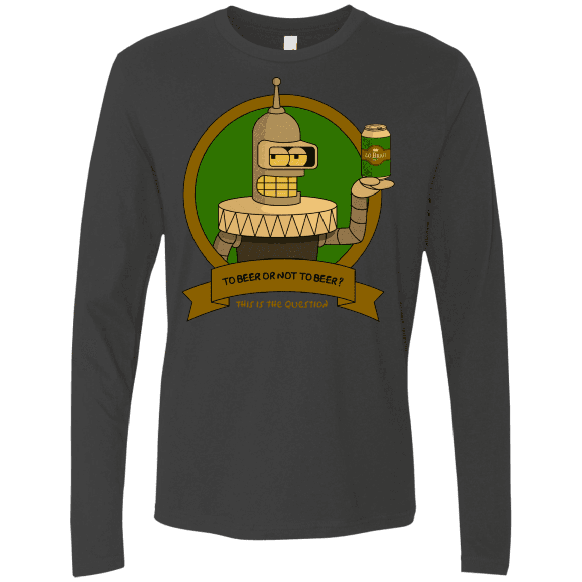 T-Shirts Heavy Metal / S To Beer or not to Beer Bender Edition Men's Premium Long Sleeve