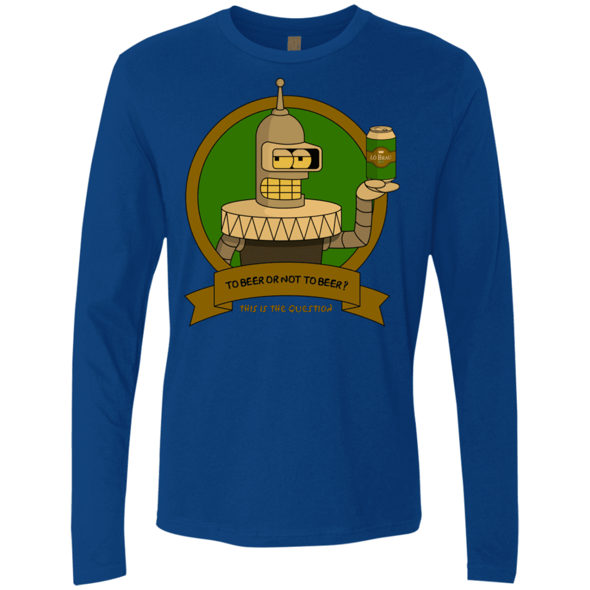 T-Shirts Royal / S To Beer or not to Beer Bender Edition Men's Premium Long Sleeve