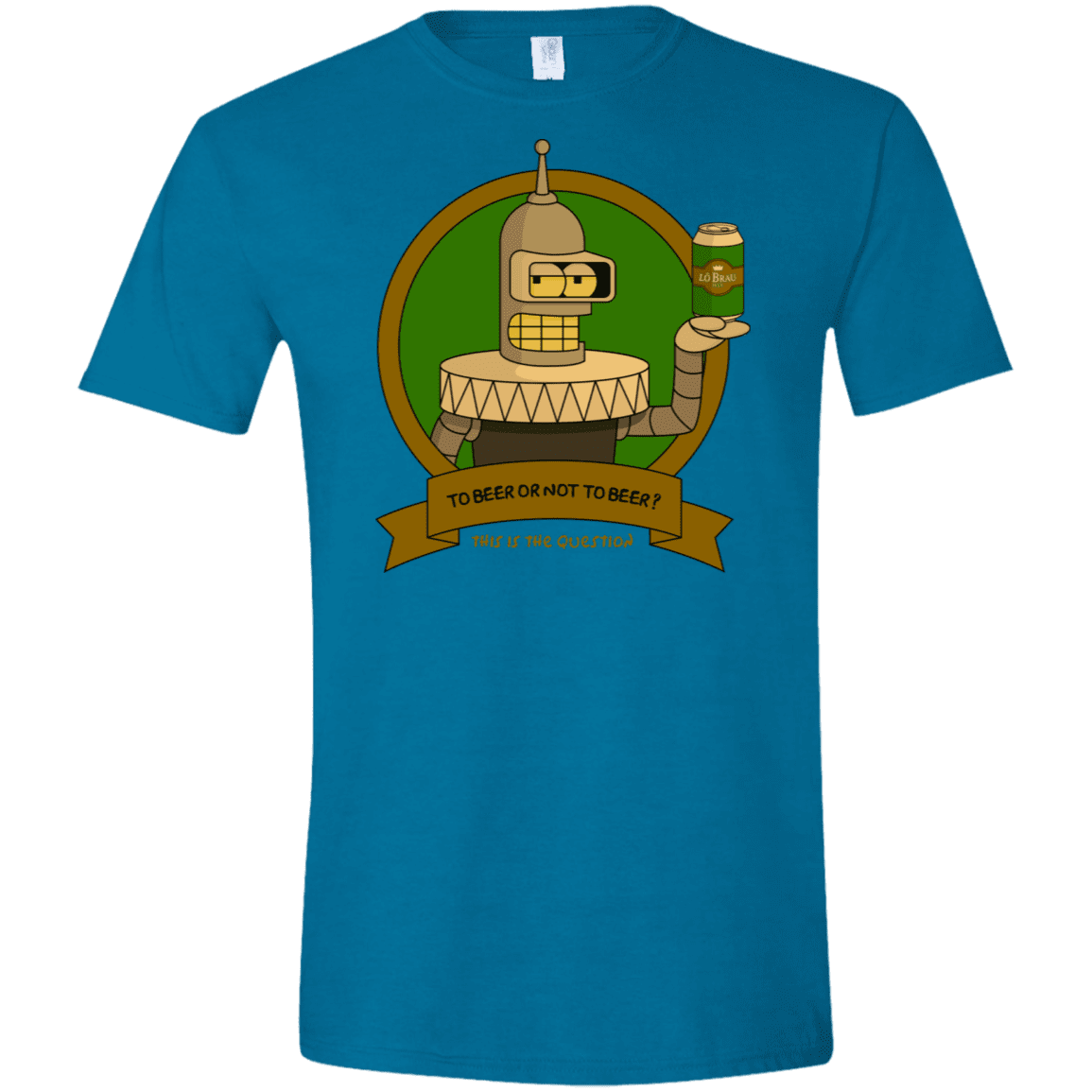 T-Shirts Antique Sapphire / S To Beer or not to Beer Bender Edition Men's Semi-Fitted Softstyle