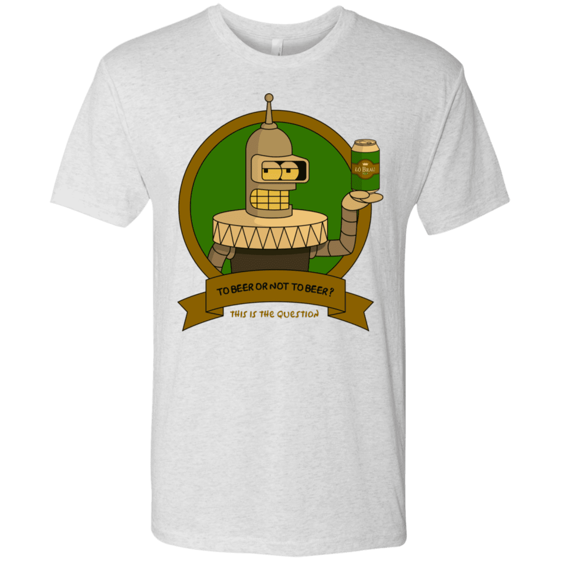 T-Shirts Heather White / S To Beer or not to Beer Bender Edition Men's Triblend T-Shirt