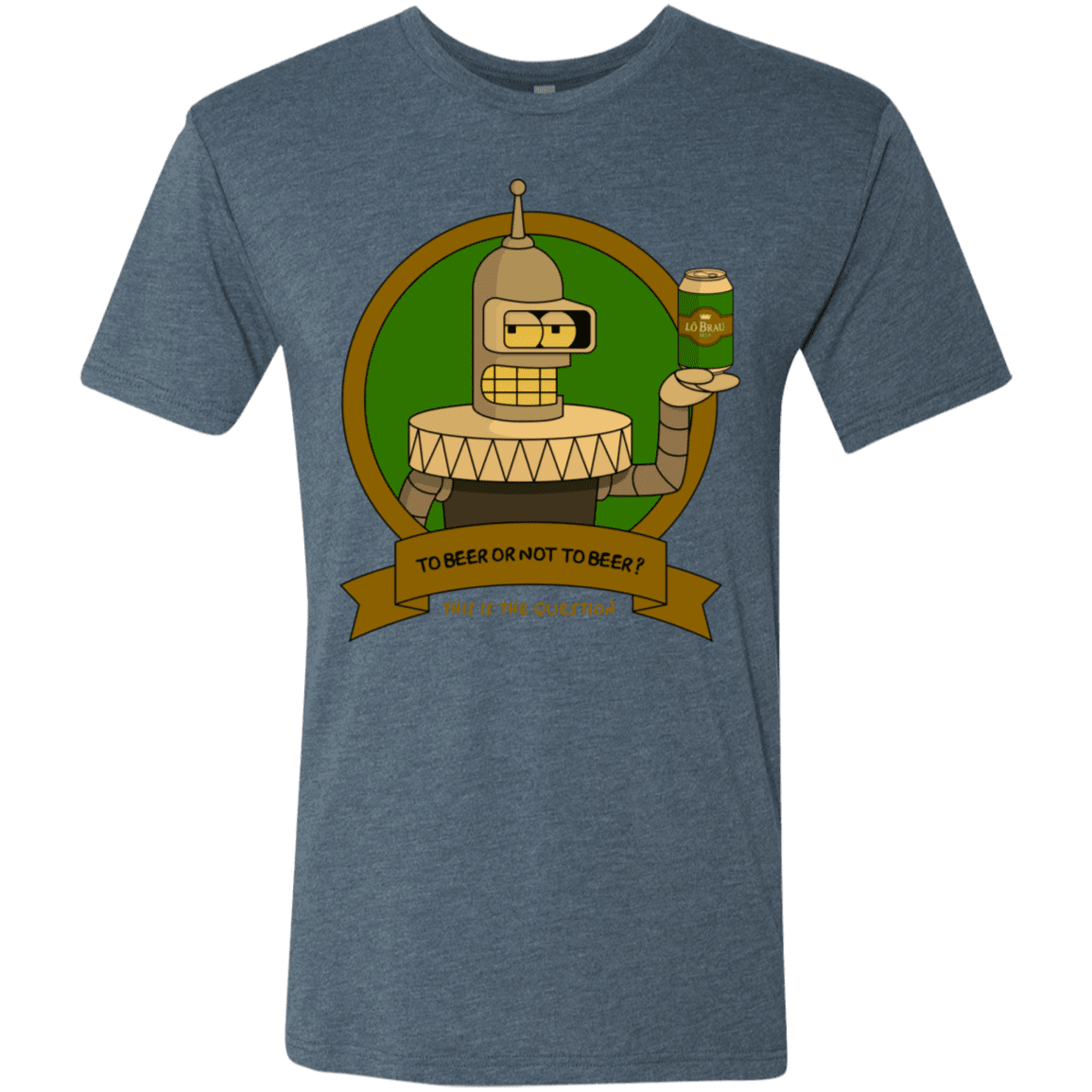 T-Shirts Indigo / S To Beer or not to Beer Bender Edition Men's Triblend T-Shirt