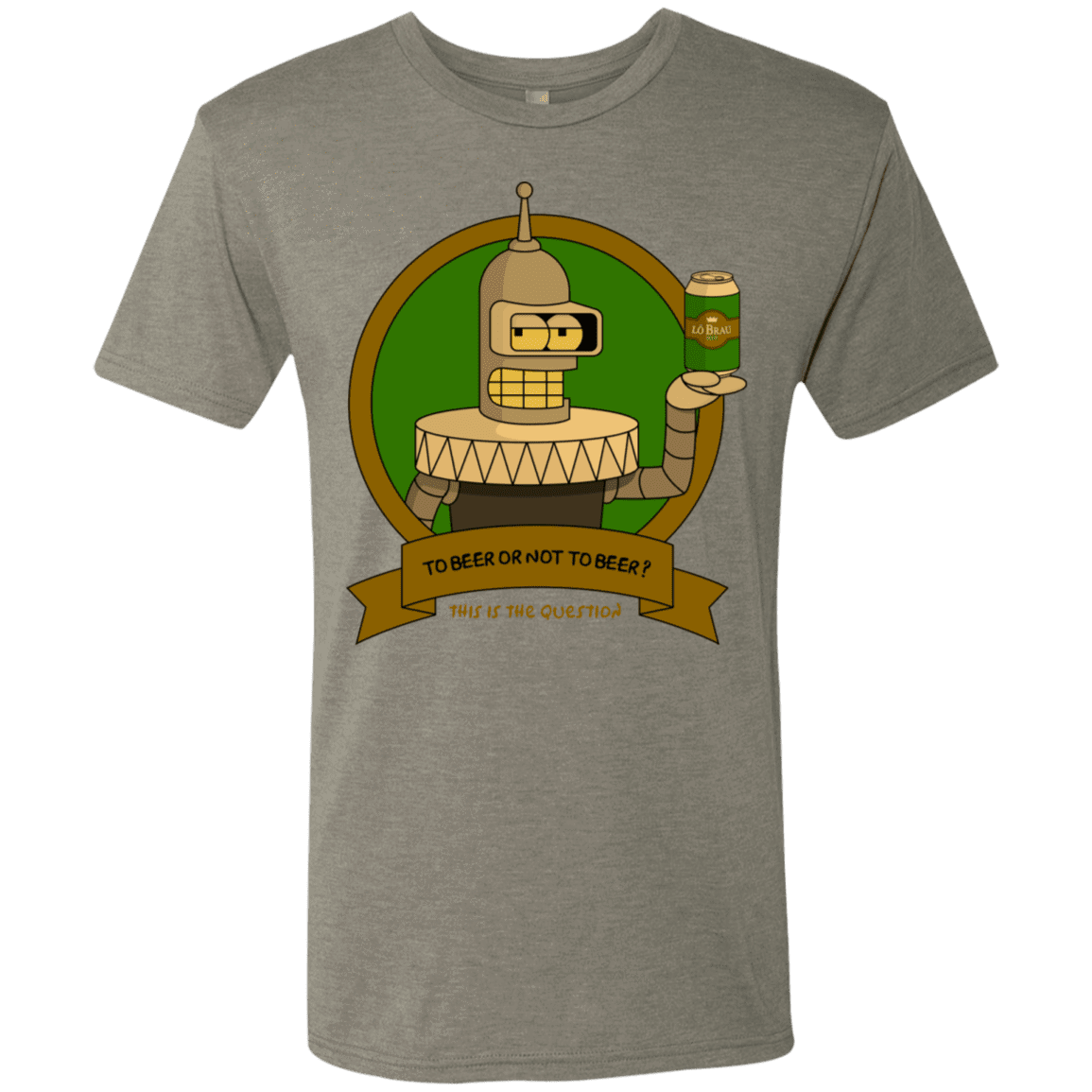 T-Shirts Venetian Grey / S To Beer or not to Beer Bender Edition Men's Triblend T-Shirt