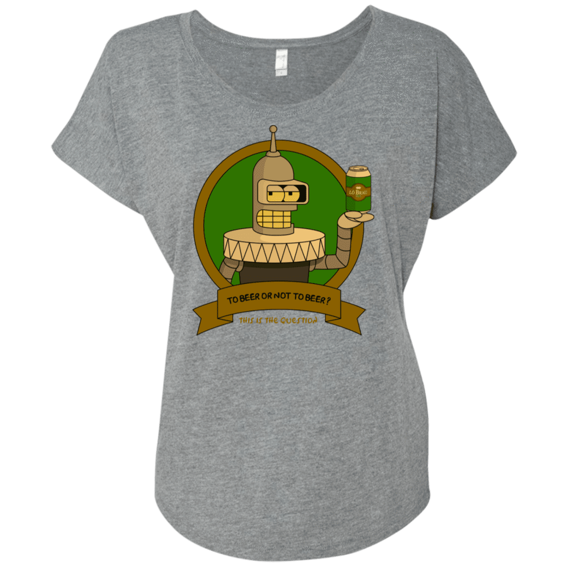 T-Shirts Premium Heather / X-Small To Beer or not to Beer Bender Edition Triblend Dolman Sleeve