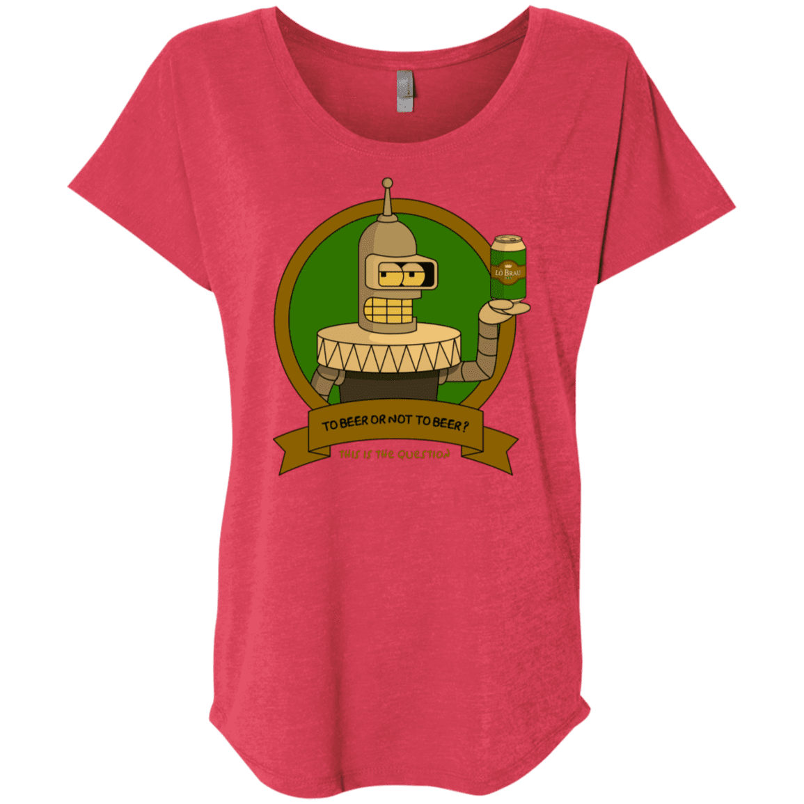 T-Shirts Vintage Red / X-Small To Beer or not to Beer Bender Edition Triblend Dolman Sleeve