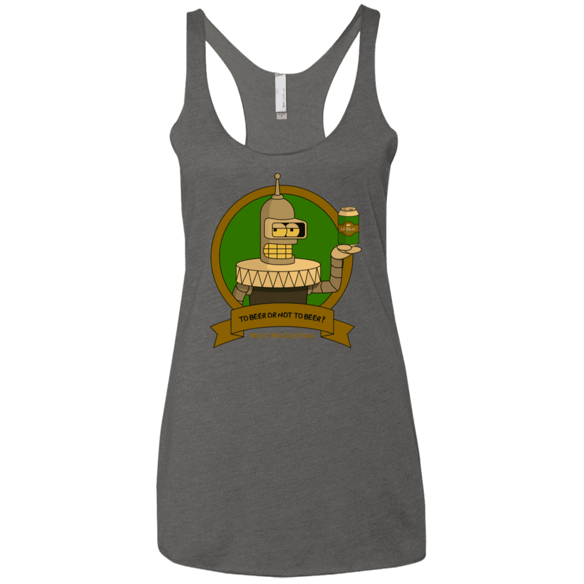 T-Shirts Premium Heather / X-Small To Beer or not to Beer Bender Edition Women's Triblend Racerback Tank