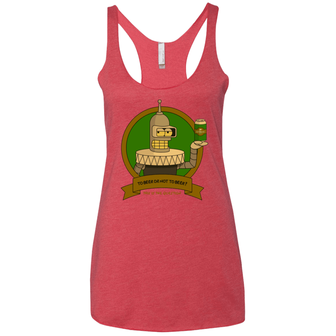 T-Shirts Vintage Red / X-Small To Beer or not to Beer Bender Edition Women's Triblend Racerback Tank