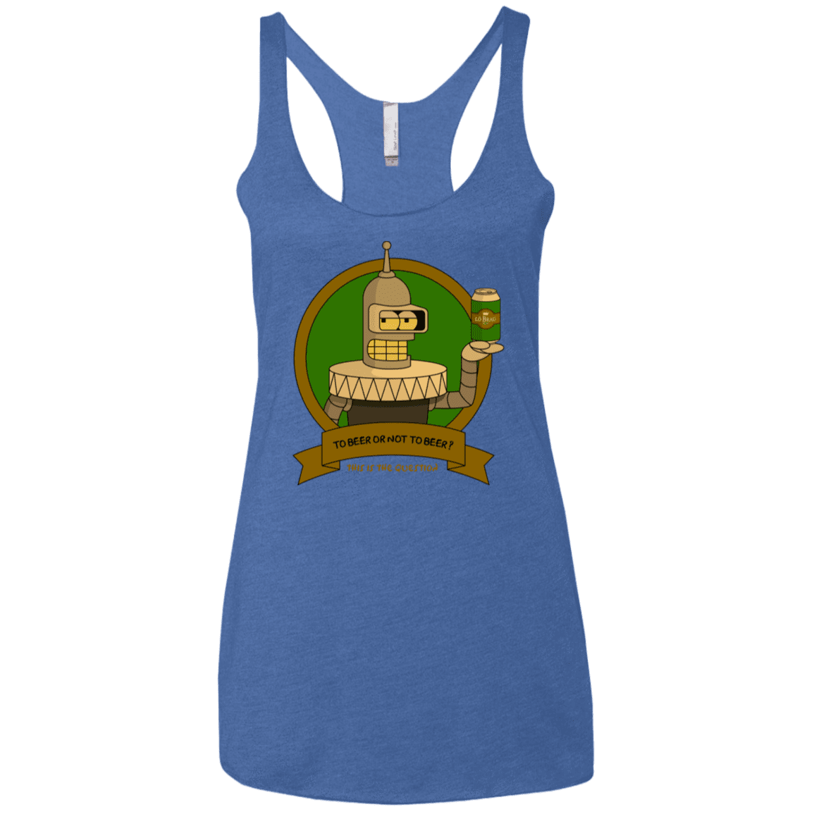 T-Shirts Vintage Royal / X-Small To Beer or not to Beer Bender Edition Women's Triblend Racerback Tank