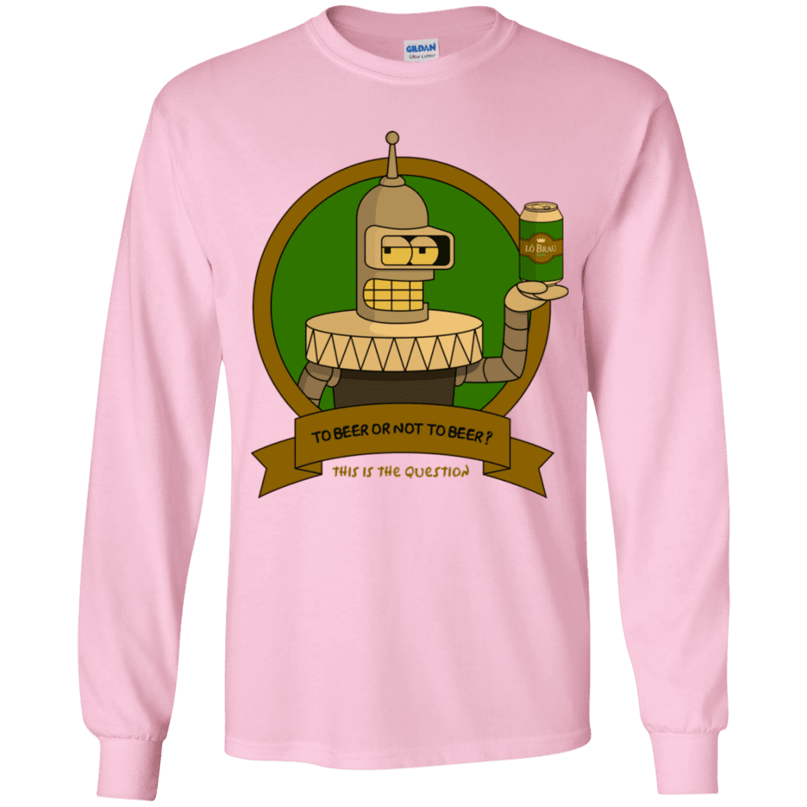 T-Shirts Light Pink / YS To Beer or not to Beer Bender Edition Youth Long Sleeve T-Shirt