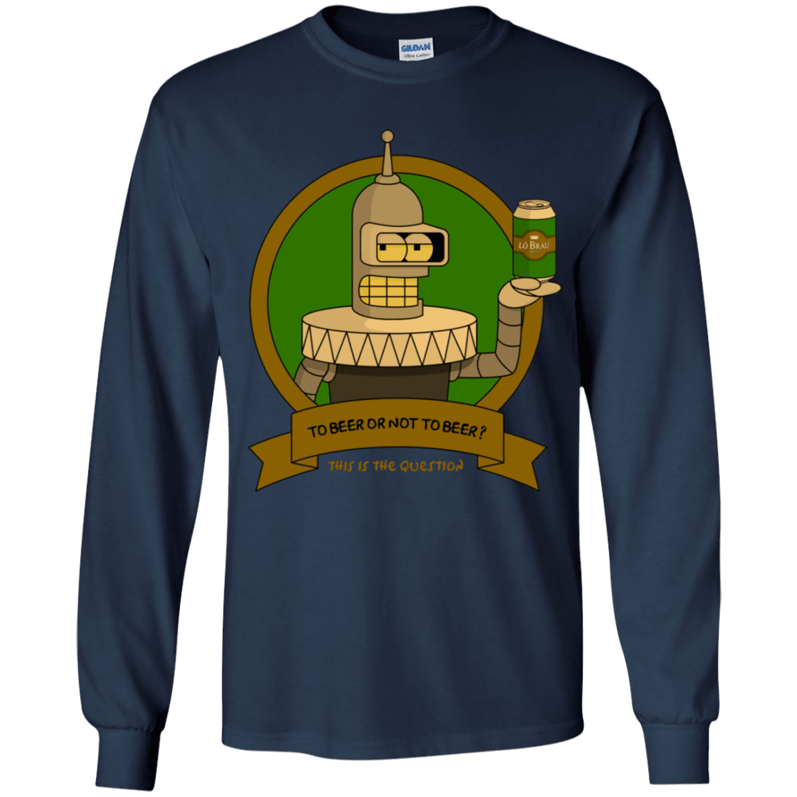 T-Shirts Navy / YS To Beer or not to Beer Bender Edition Youth Long Sleeve T-Shirt