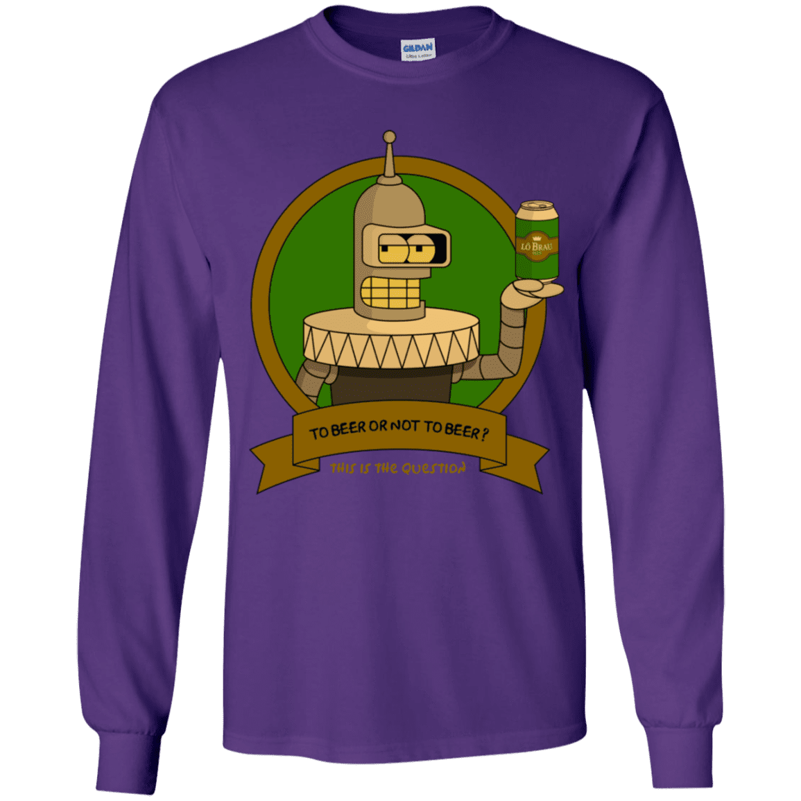 T-Shirts Purple / YS To Beer or not to Beer Bender Edition Youth Long Sleeve T-Shirt