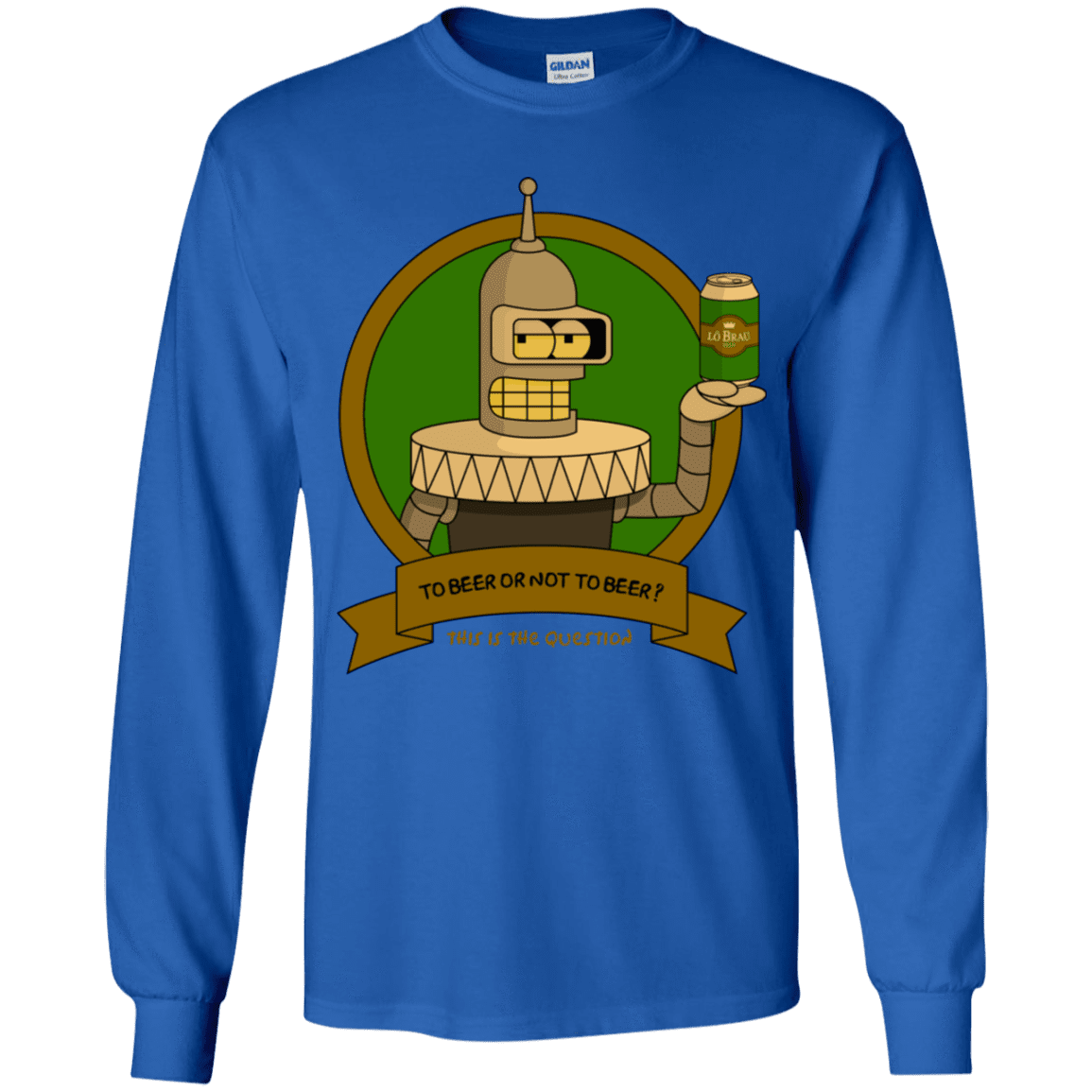 T-Shirts Royal / YS To Beer or not to Beer Bender Edition Youth Long Sleeve T-Shirt