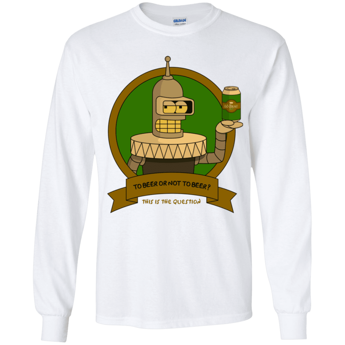 T-Shirts White / YS To Beer or not to Beer Bender Edition Youth Long Sleeve T-Shirt