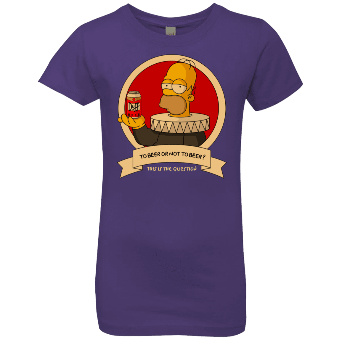 T-Shirts Purple Rush / YXS To Beer or not to Beer Girls Premium T-Shirt