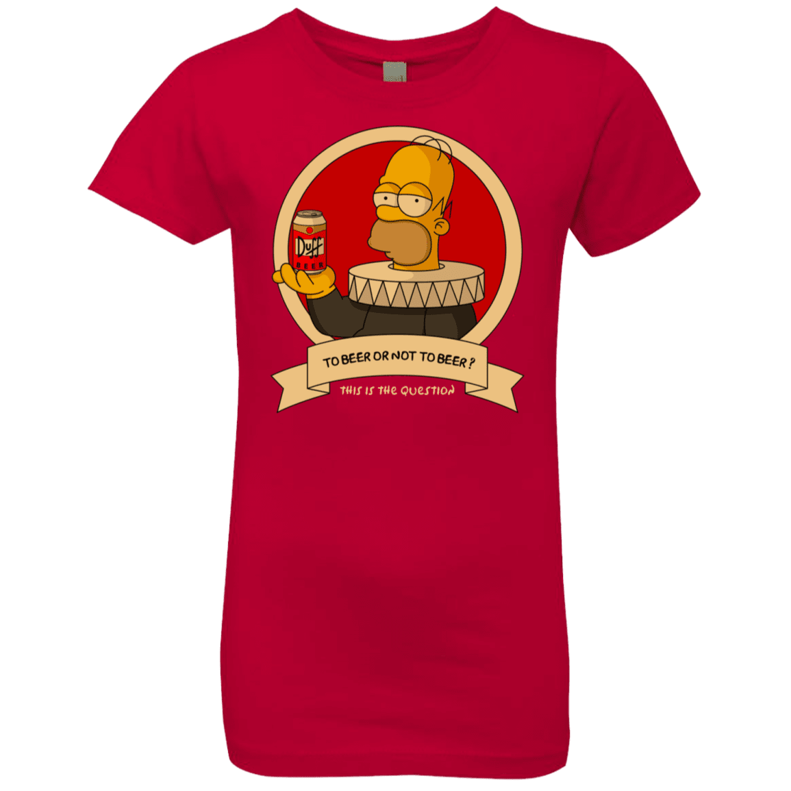 T-Shirts Red / YXS To Beer or not to Beer Girls Premium T-Shirt