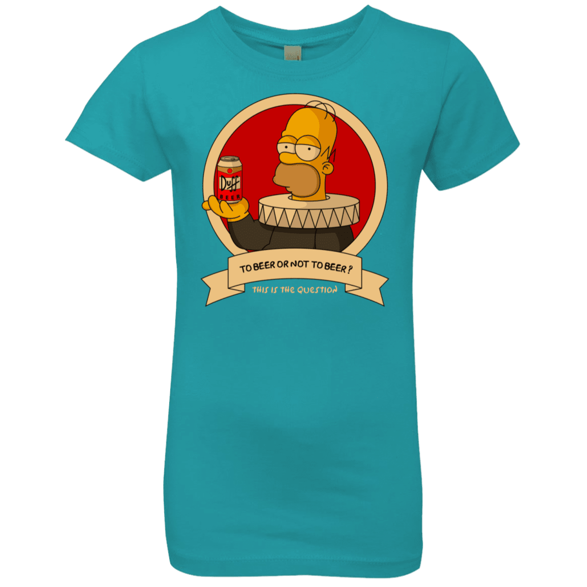 T-Shirts Tahiti Blue / YXS To Beer or not to Beer Girls Premium T-Shirt