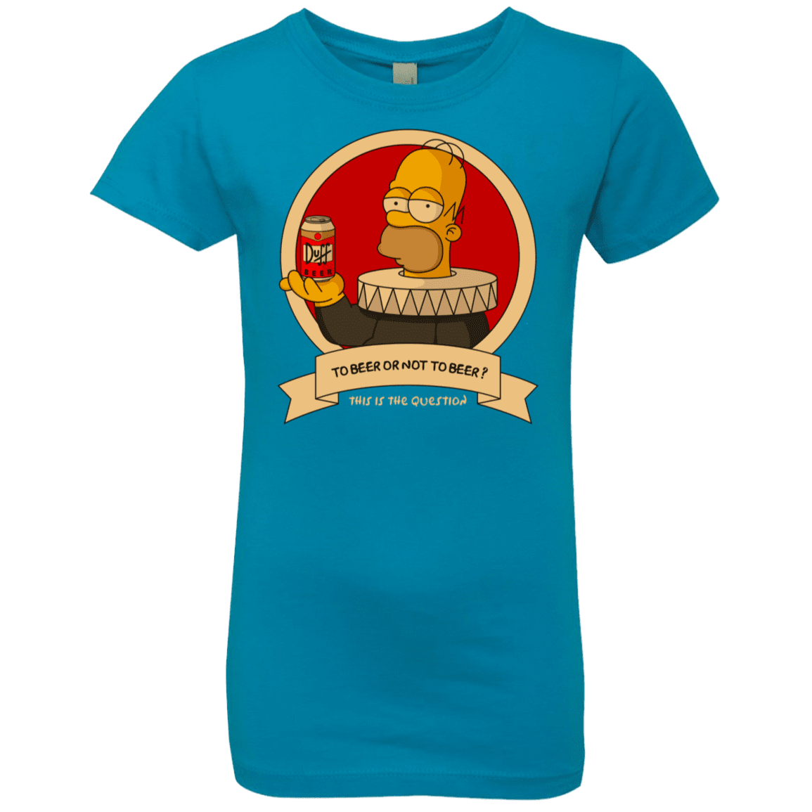 T-Shirts Turquoise / YXS To Beer or not to Beer Girls Premium T-Shirt