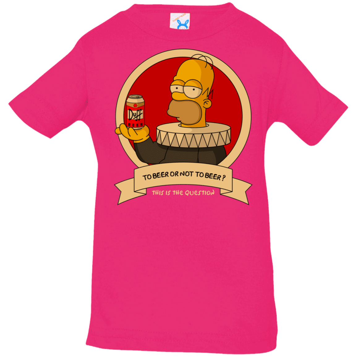 T-Shirts Hot Pink / 6 Months To Beer or not to Beer Infant Premium T-Shirt