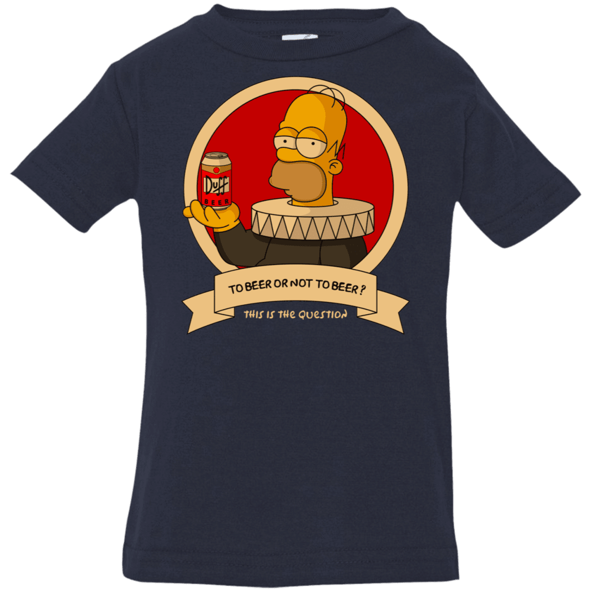 T-Shirts Navy / 6 Months To Beer or not to Beer Infant Premium T-Shirt