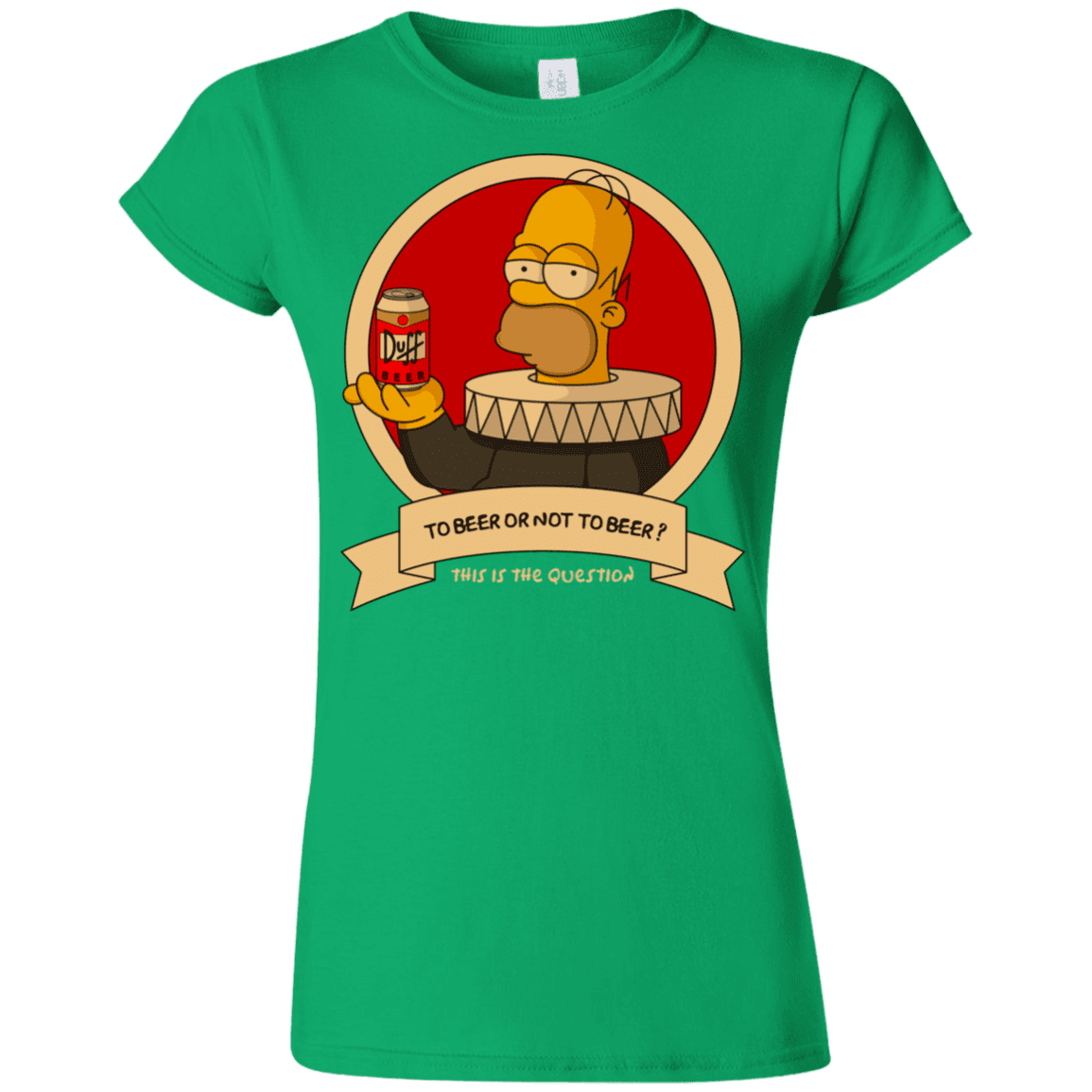 T-Shirts Irish Green / S To Beer or not to Beer Junior Slimmer-Fit T-Shirt