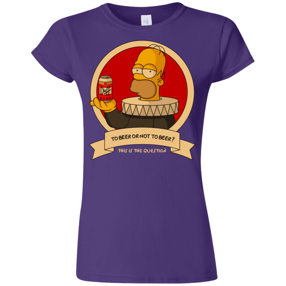 T-Shirts Purple / S To Beer or not to Beer Junior Slimmer-Fit T-Shirt