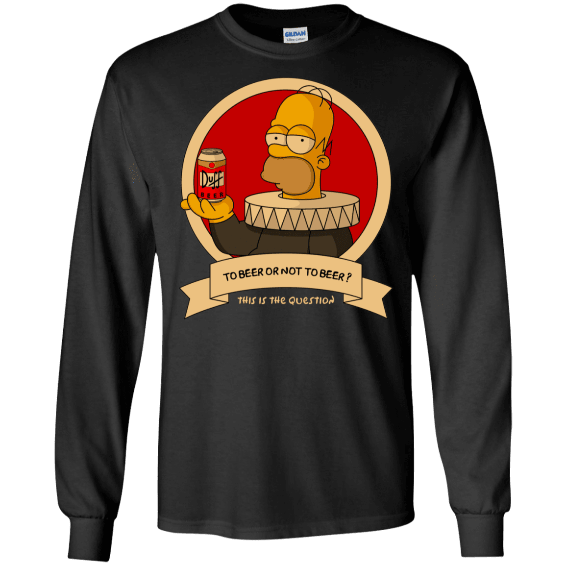 T-Shirts Black / S To Beer or not to Beer Men's Long Sleeve T-Shirt