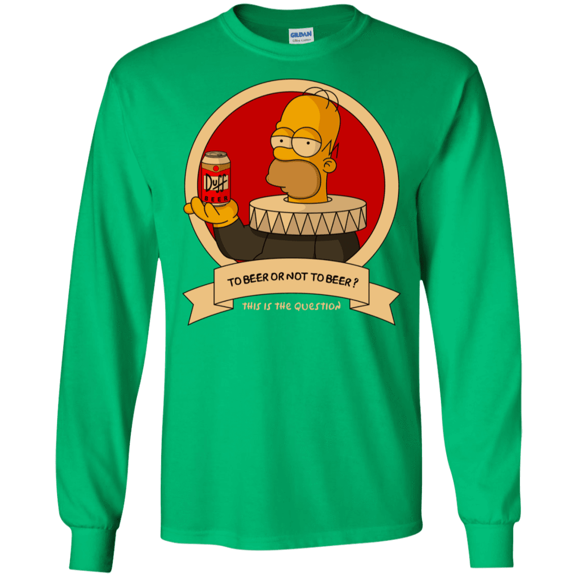T-Shirts Irish Green / S To Beer or not to Beer Men's Long Sleeve T-Shirt