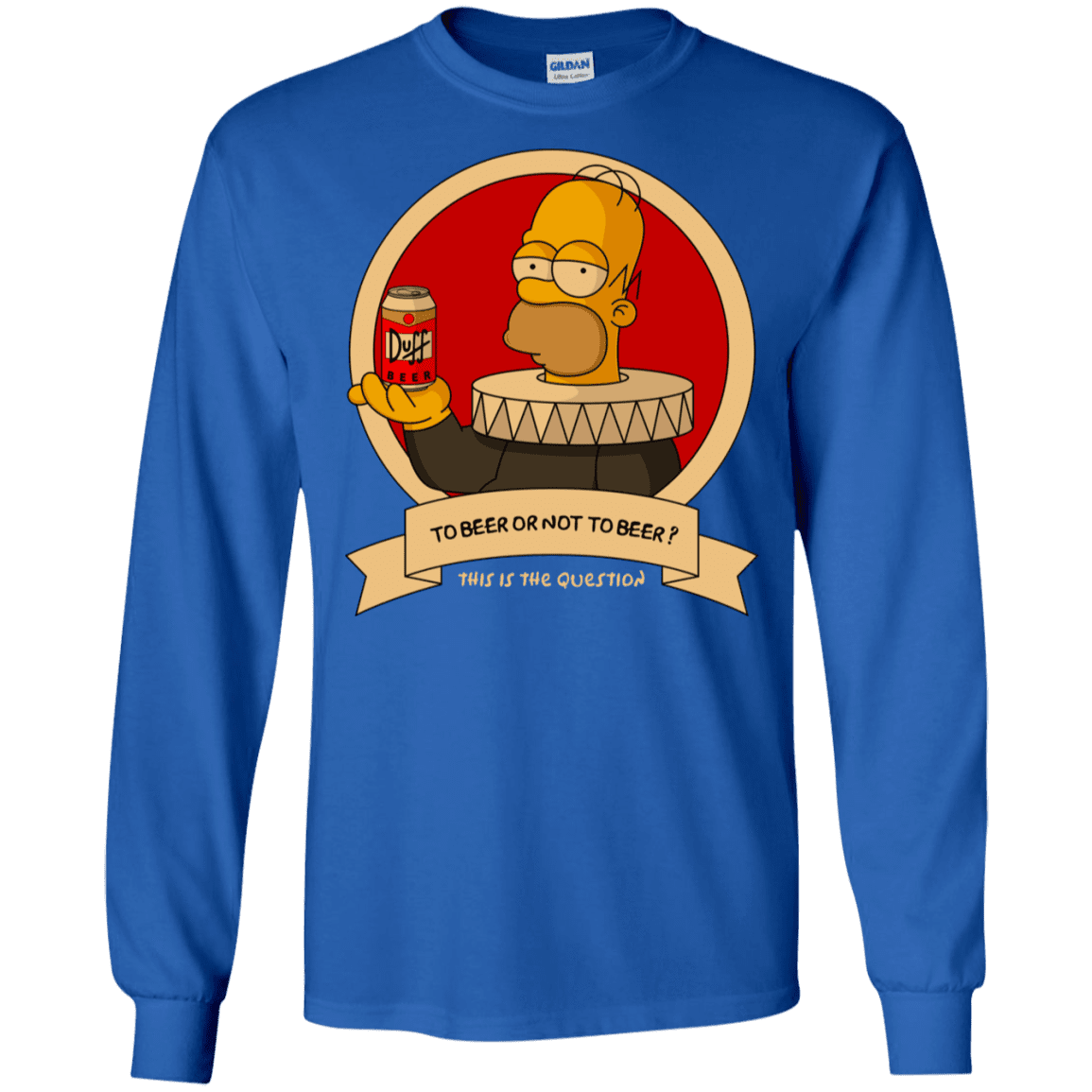 T-Shirts Royal / S To Beer or not to Beer Men's Long Sleeve T-Shirt