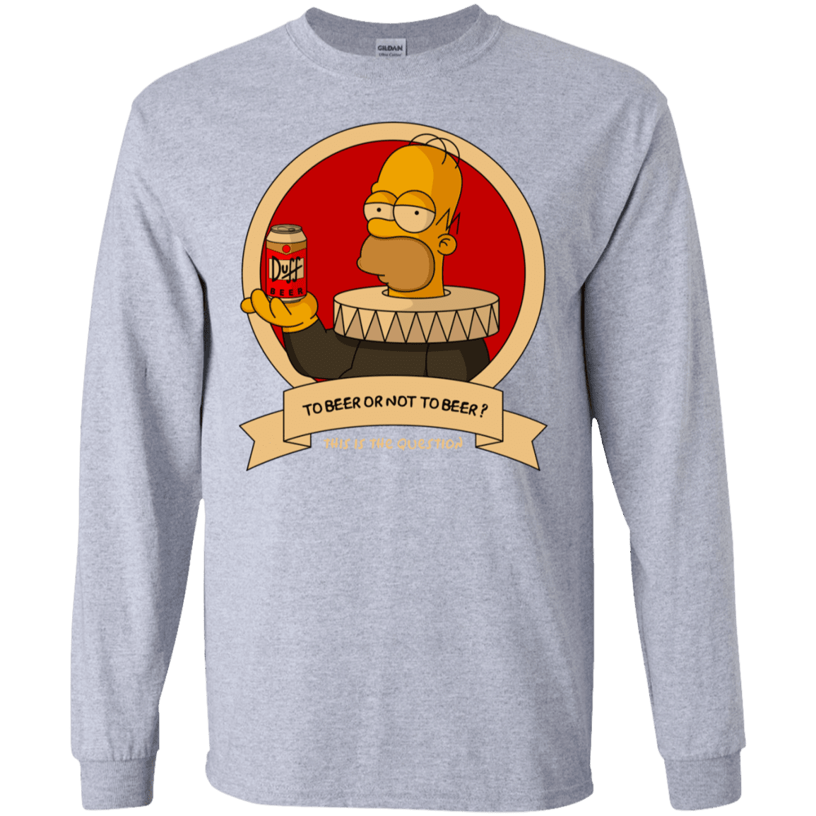 T-Shirts Sport Grey / S To Beer or not to Beer Men's Long Sleeve T-Shirt